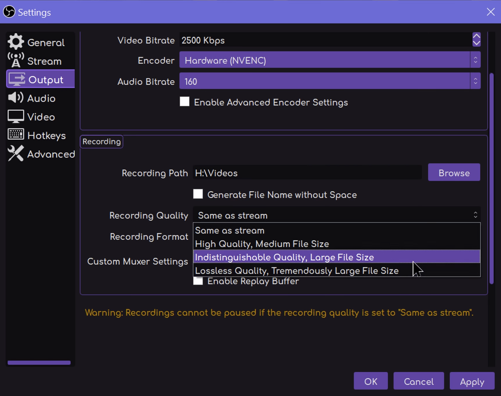 How to Capture “RAW” or Lossless Video in OBS Studio Stream Guides